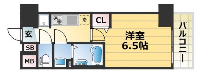 プレサンス神戸キュリオの間取り写真