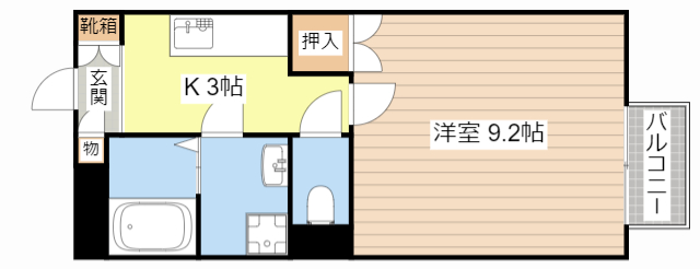 ＪＲ草津線 甲西駅 徒歩8分 2階建 築27年の間取り写真