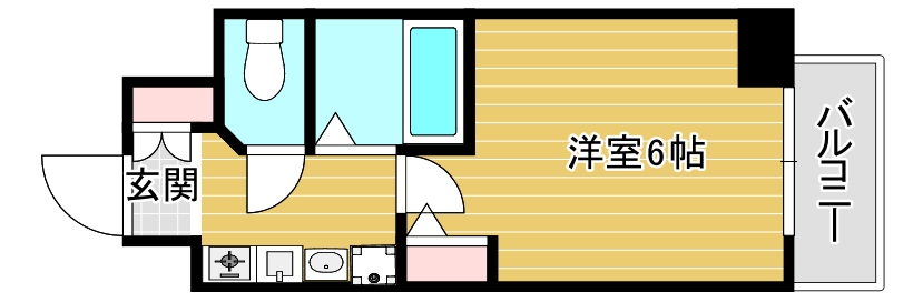 エスリード東天満第2の間取り写真