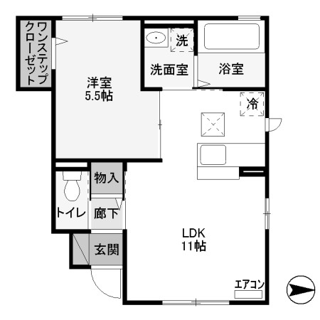 東武伊勢崎線 館林駅 徒歩14分 2階建 築16年の間取り写真