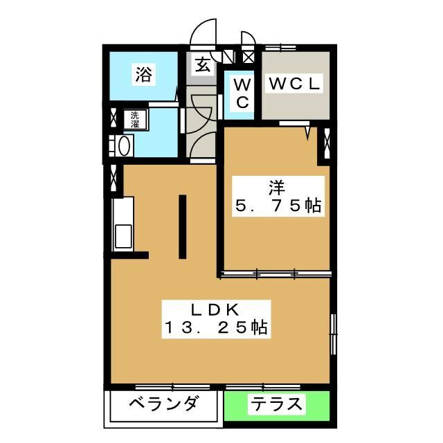 スカイハイツの間取り写真