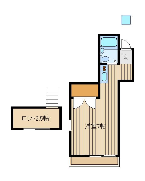 コーポひまわりの間取り写真