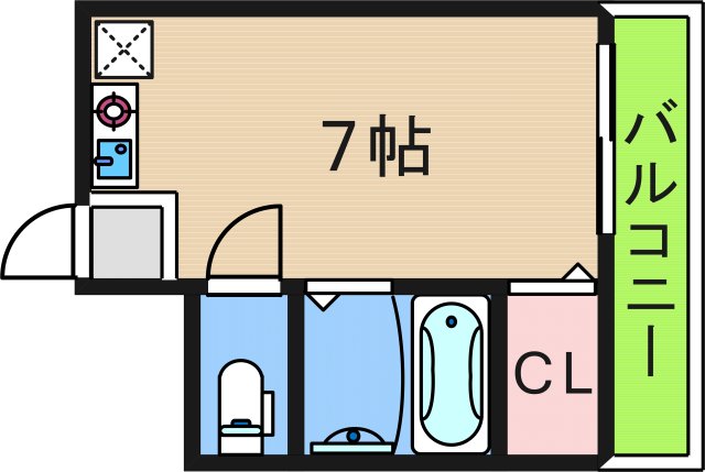 サンタウンあきの間取り写真