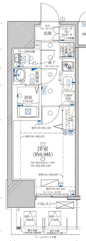 ディアレイシャス浅間町IIIの間取り写真