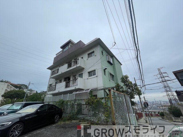 阪急神戸線 六甲駅 徒歩18分 4階建 築36年の外観写真