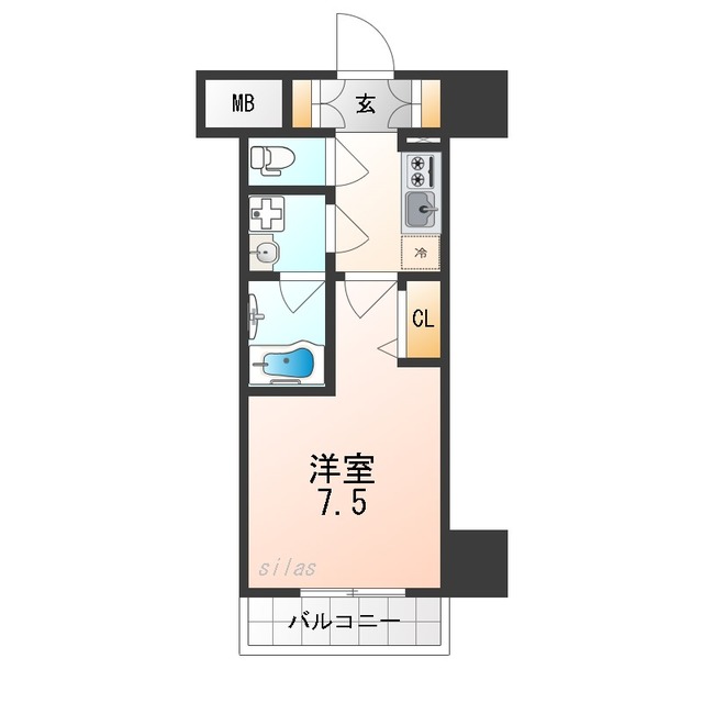 阪神電鉄阪神なんば線 伝法駅 徒歩2分 11階建 築4年の間取り写真