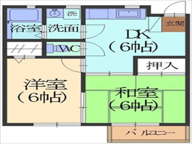 サンフラワー玉川の間取り