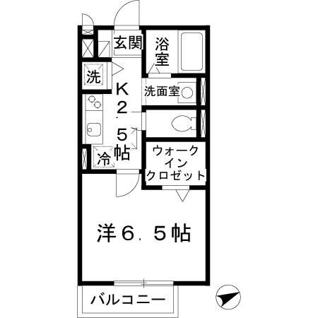 ルピナス　Ｃ棟の間取り