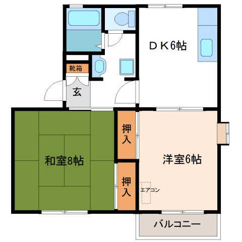 ラブリーハウスきしもとNo 2045の間取り