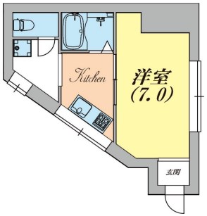 都由乃アパートの間取り