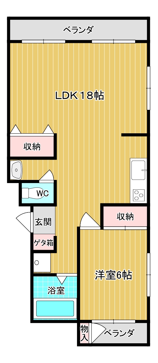 コーポラス舞の浦の間取り