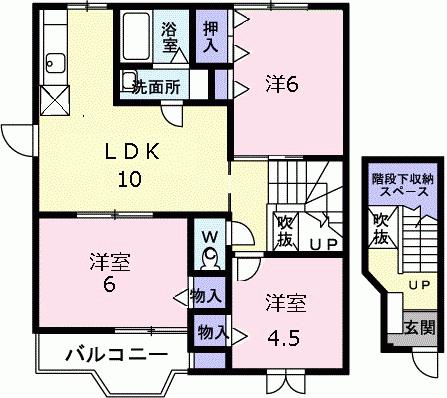 サンパティーク大泉の間取り