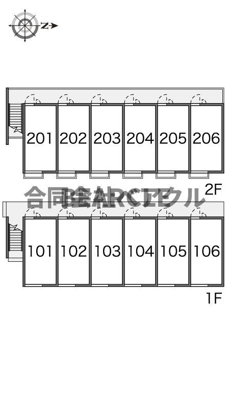 【レオパレスJ BOX IVの庭】