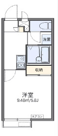 レオパレスJ BOX IVの間取り