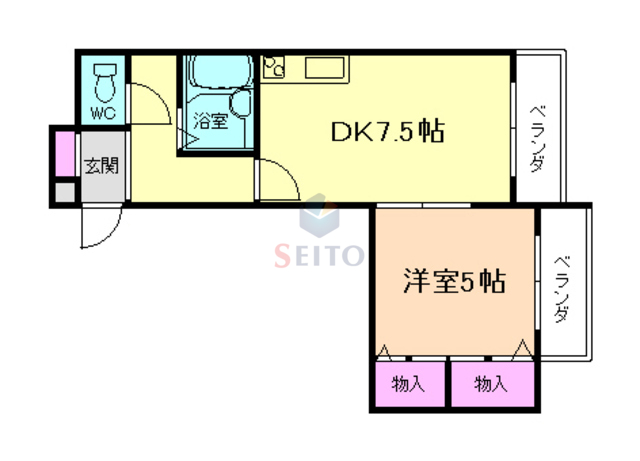 グレース曽根の間取り