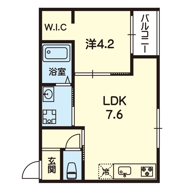 ステラ龍田の間取り