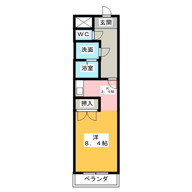 クレールシャンブルの間取り