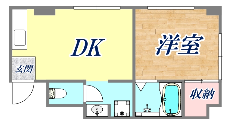 赤浦マンションの間取り