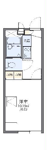 レオパレスロジュマン　デュオの間取り