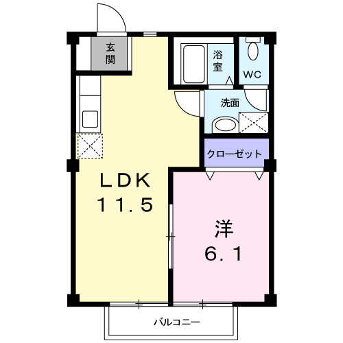 ライトハウスＡの間取り