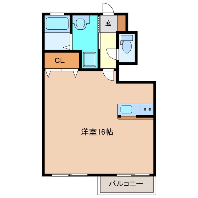 津市久居北口町のアパートの間取り