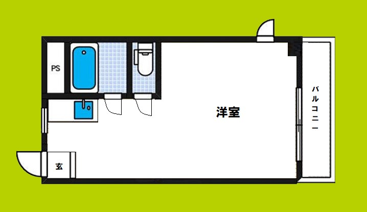 ラプティメゾン長居の間取り