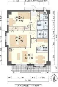 ライフポート松栄の間取り