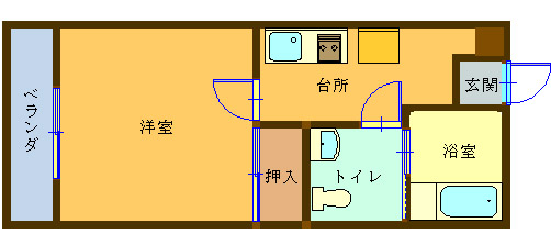 ヴィラ川井の間取り