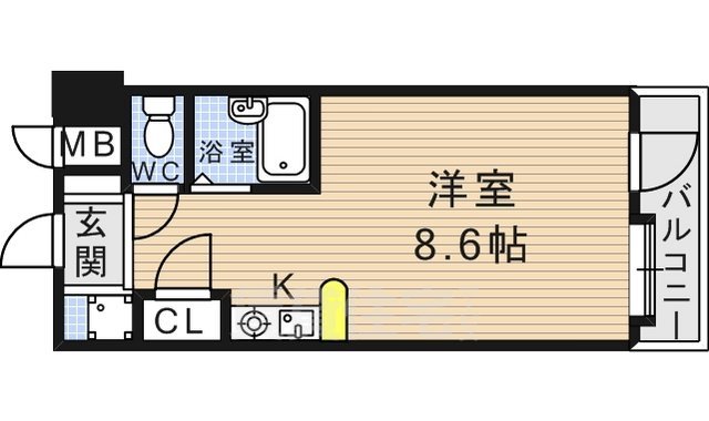 名古屋市瑞穂区桜見町のマンションの間取り