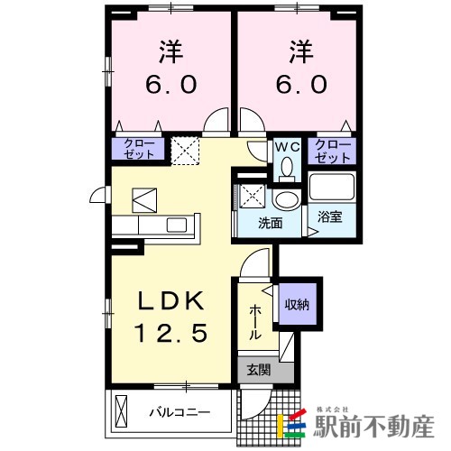 エクセレントイマハセＩの間取り