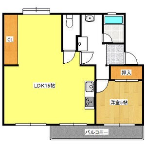 名古屋市天白区久方のマンションの間取り