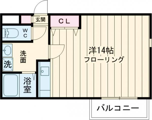 茂原市町保のマンションの間取り