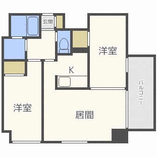 グレイスコート菊水の間取り