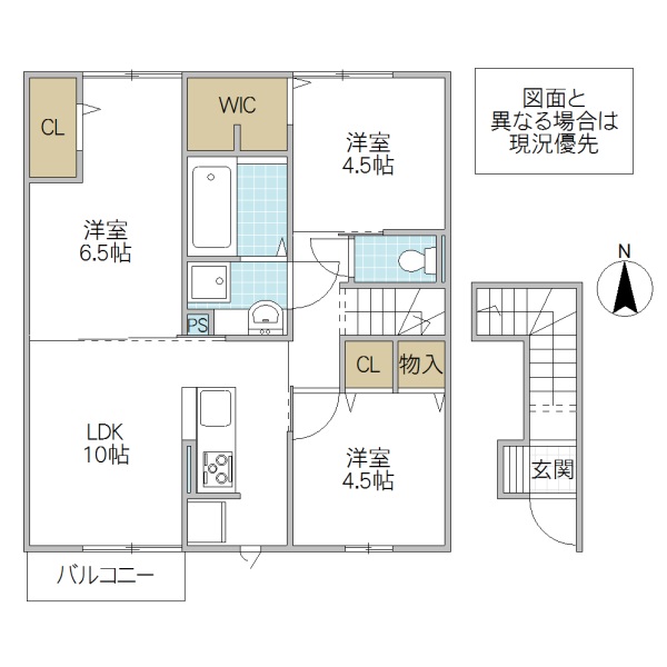 イーストヒルズの間取り