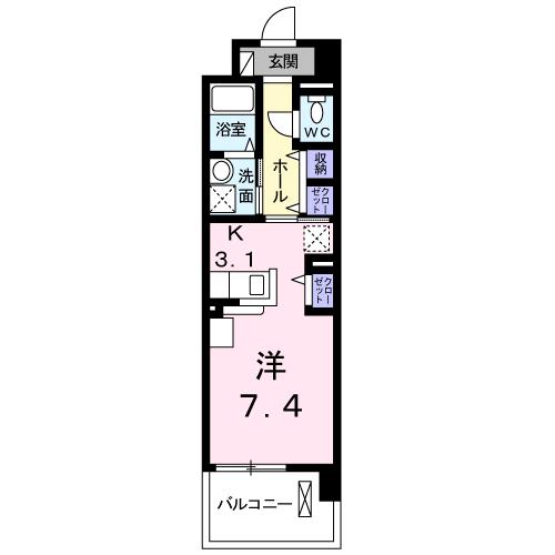 グランテラス　ＹＡＪＩＭＡの間取り