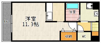 京町壱番館の間取り