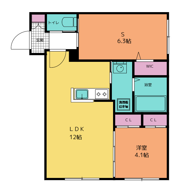 ＲＥＳＩＤＥＮＣＥ　ＳＨＩＮＭＥＩ麻生の間取り