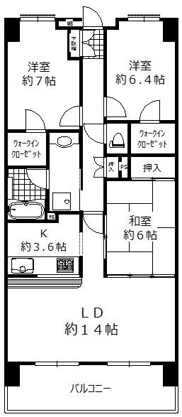 アイディーコートの間取り