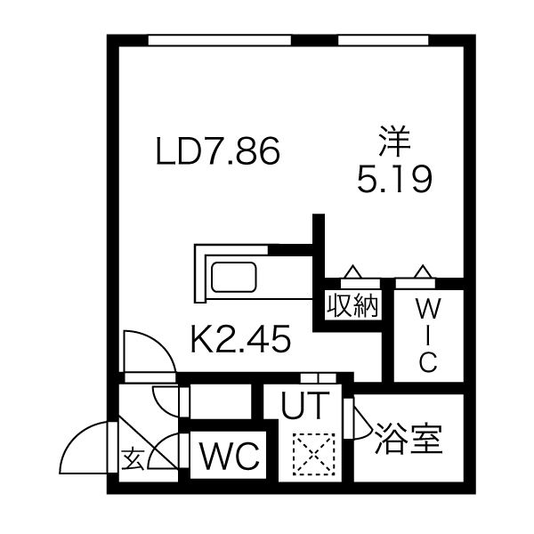 コア山の手の間取り