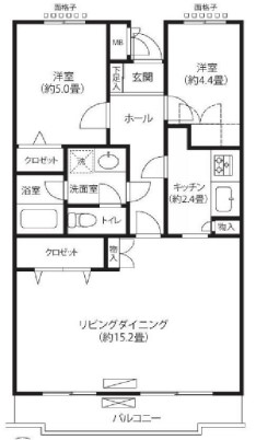 ベルガーデンの間取り