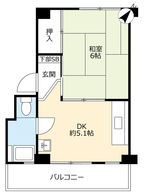 ＵＲ助松の間取り