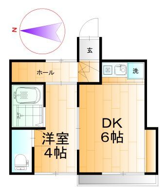 徳江ハイツの間取り