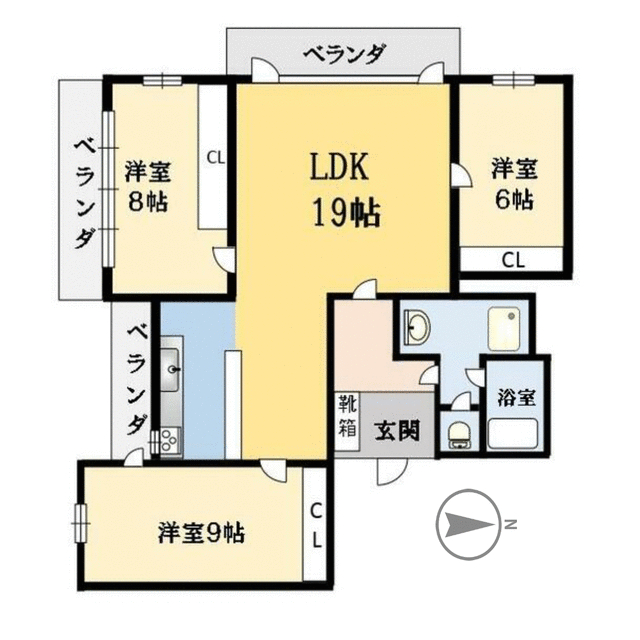 サンサーラ池袋の間取り