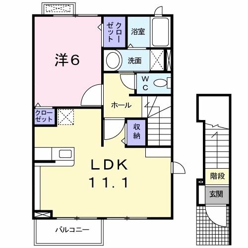 メゾンド・隆盛園IIIの間取り