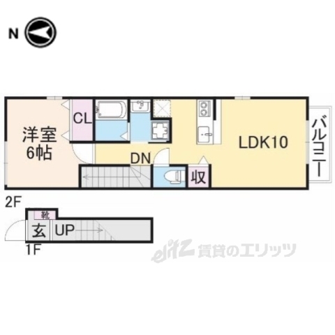 エコヒルズウエストの間取り