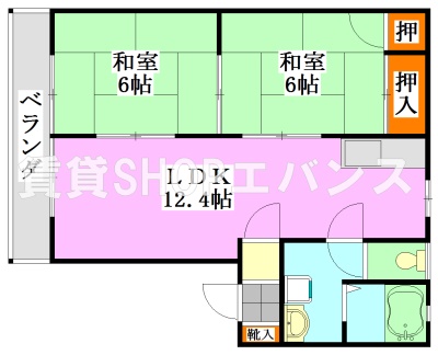 ルミエールイトウA棟の間取り