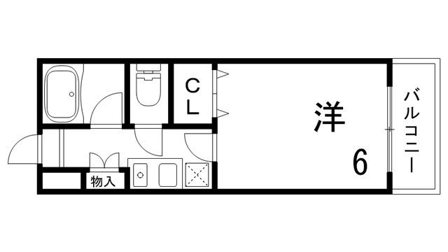 シャルマンフジ鈴蘭台の間取り