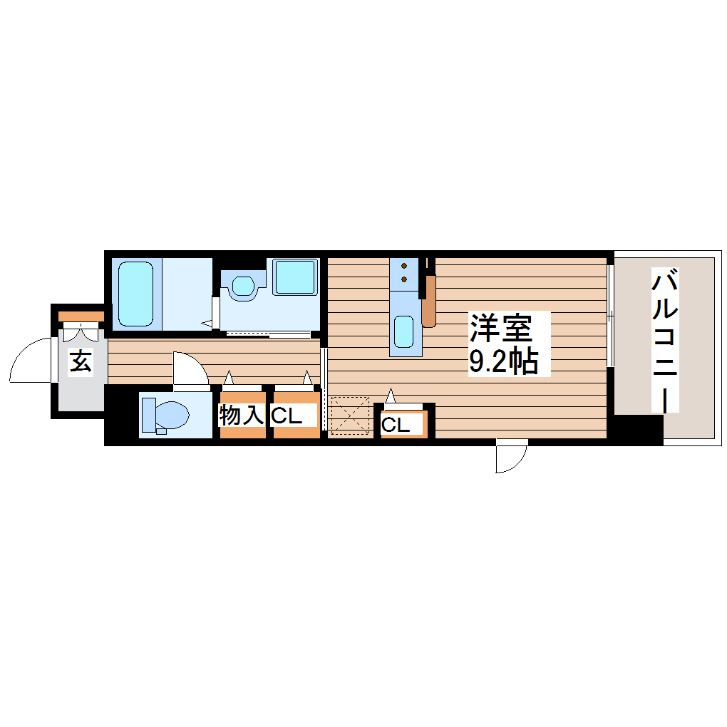 パークセントラル名取の間取り