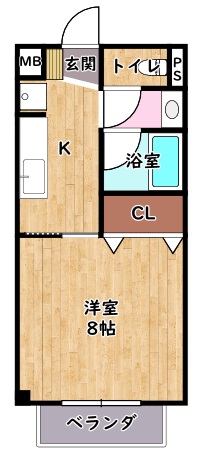 メゾンモンブランの間取り