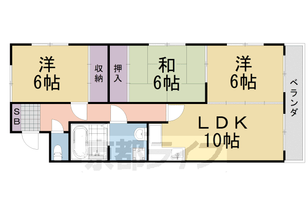 雄峰苑の間取り